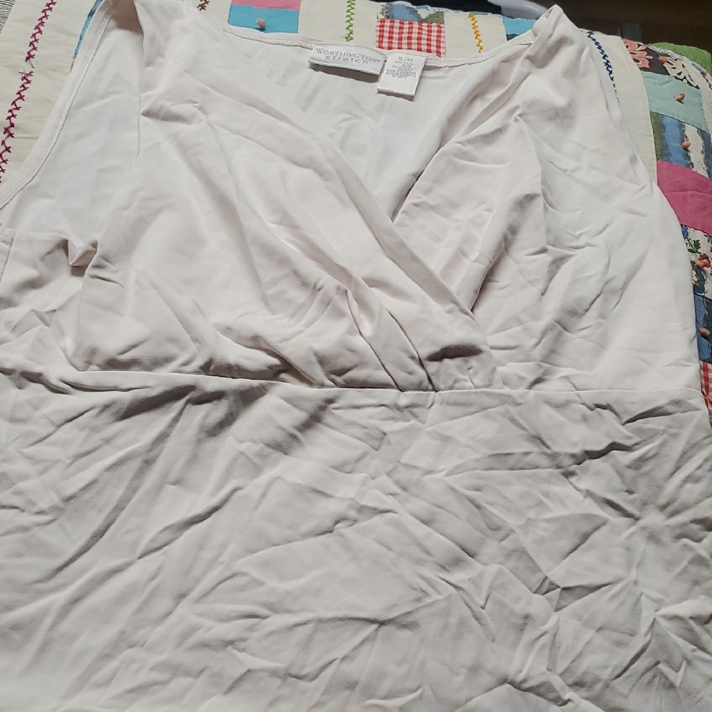 Worthington Stretch White Top